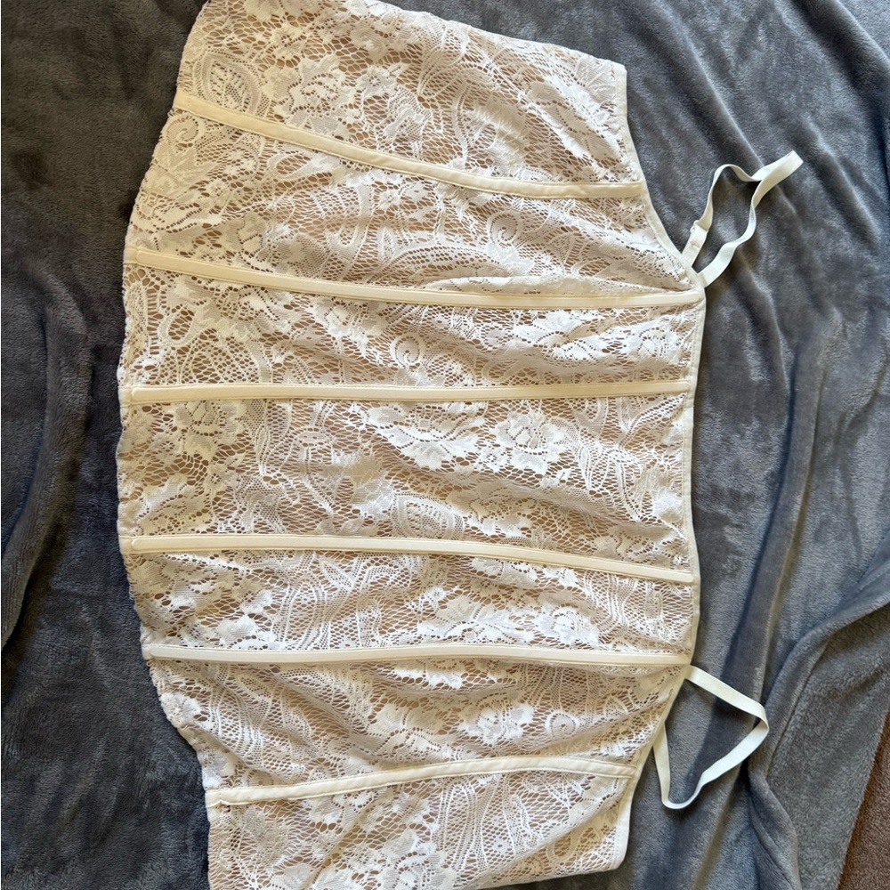 Torrid Cream Lace Top